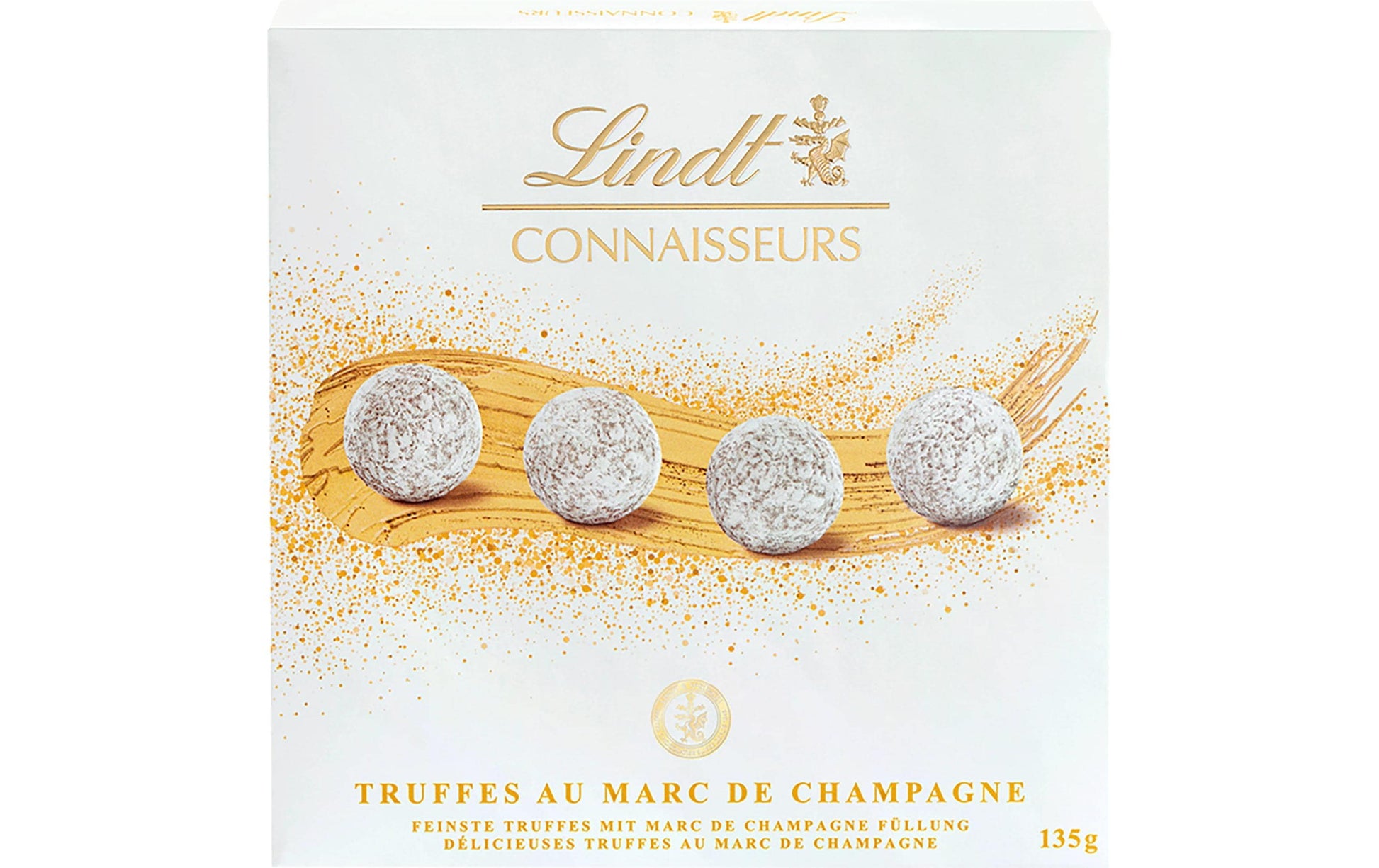 Lindt CONNAISSEURS Truffes – Marc de Champagne – 135 g