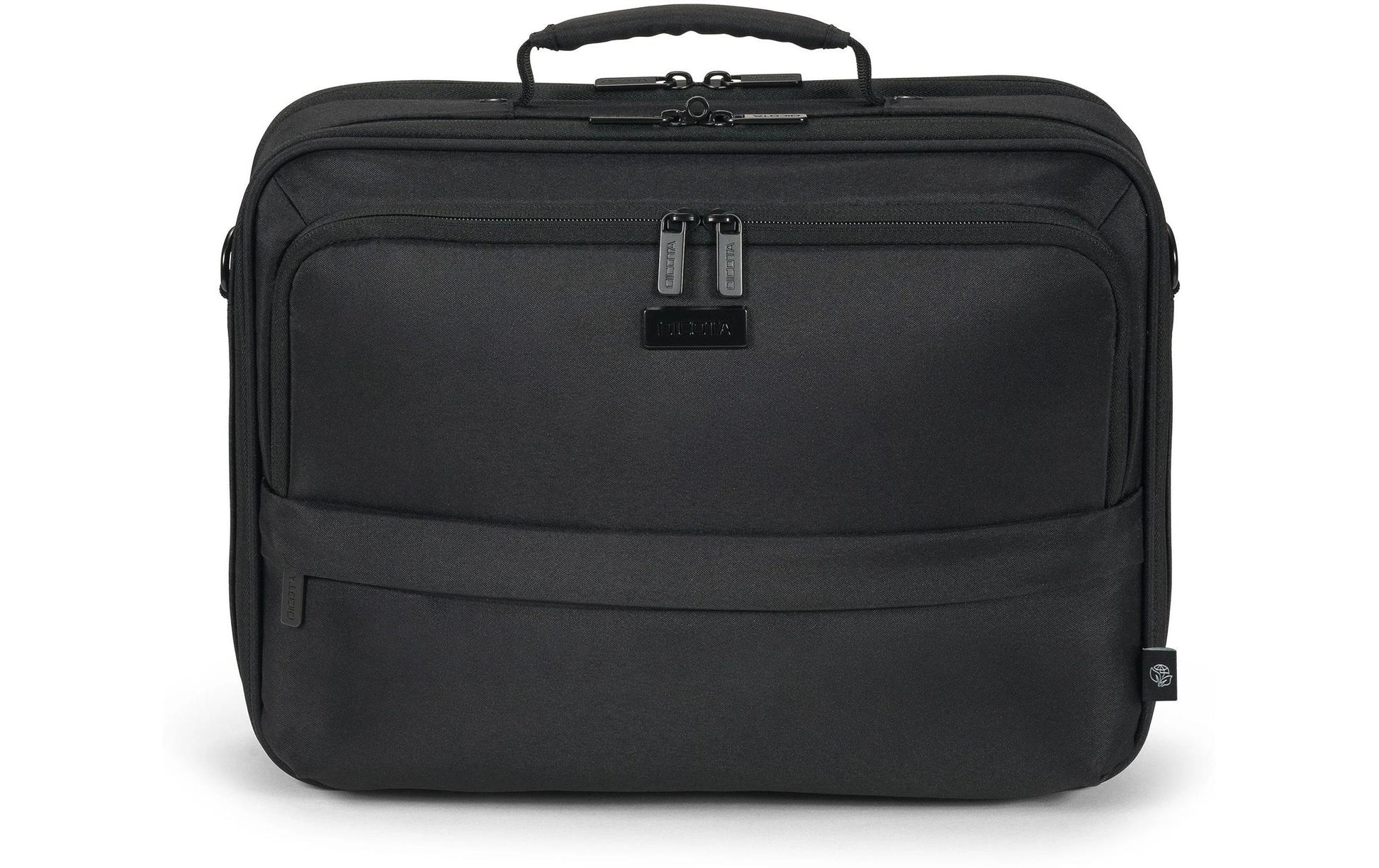 DICOTA Notebook-Tasche bis 17,3" – Wasserabweisend, 100% recyceltes PET – Schwarz