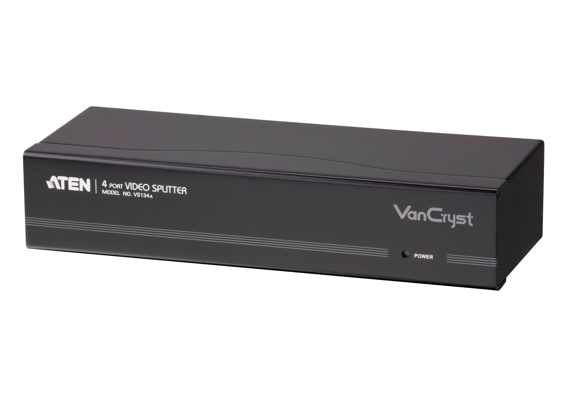 ATEN VS134A – VGA-Video-Splitter, 1× VGA Eingang / 4× VGA Ausgänge, 2048 × 1536 @ 60 Hz, 65 m, 450 MHz, kaskadierbar