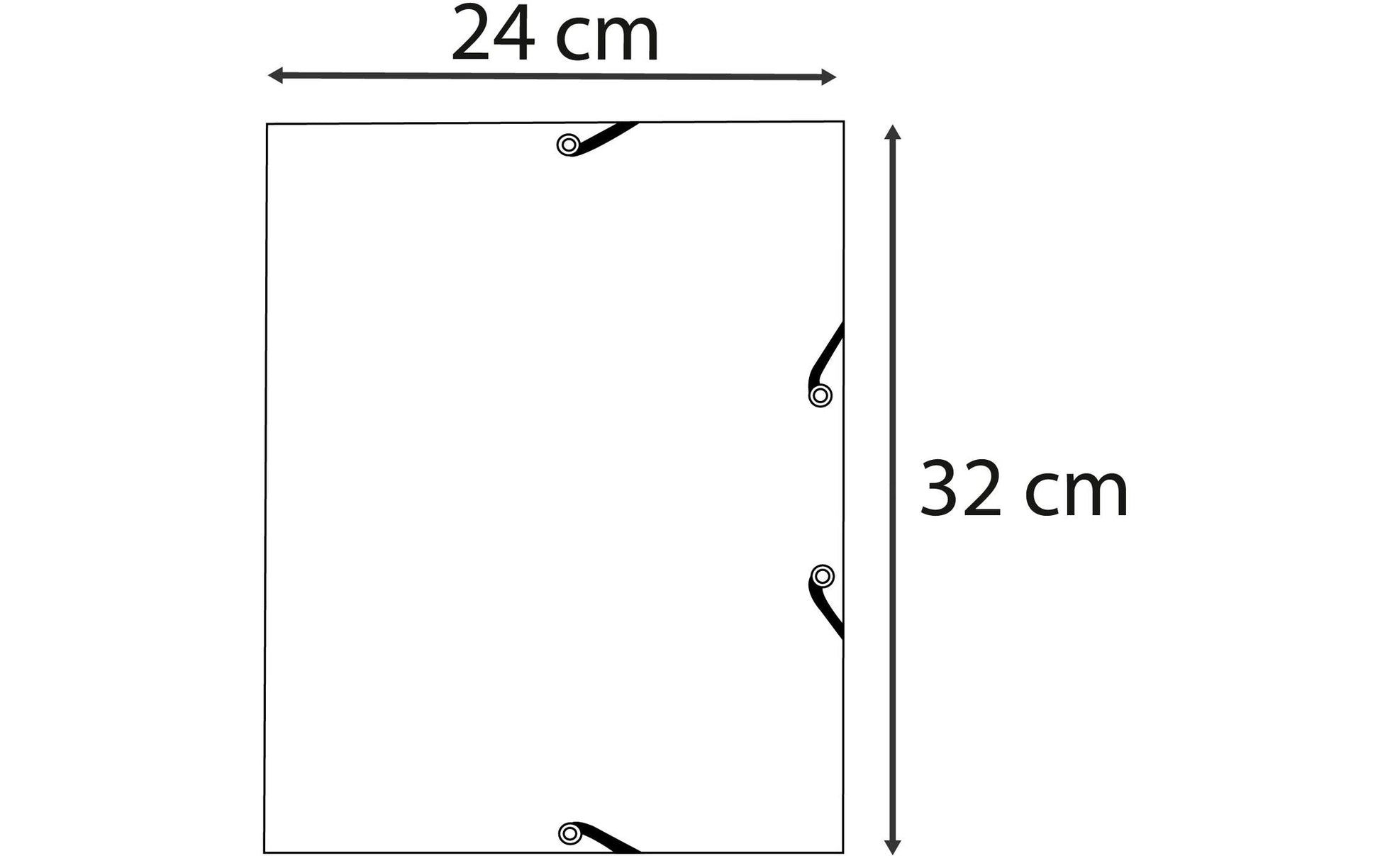 Exacompta Gummibandmappe Skandi A4 – 3 Klappen, Gummiband, Karton, Blau, bis 250 Blatt