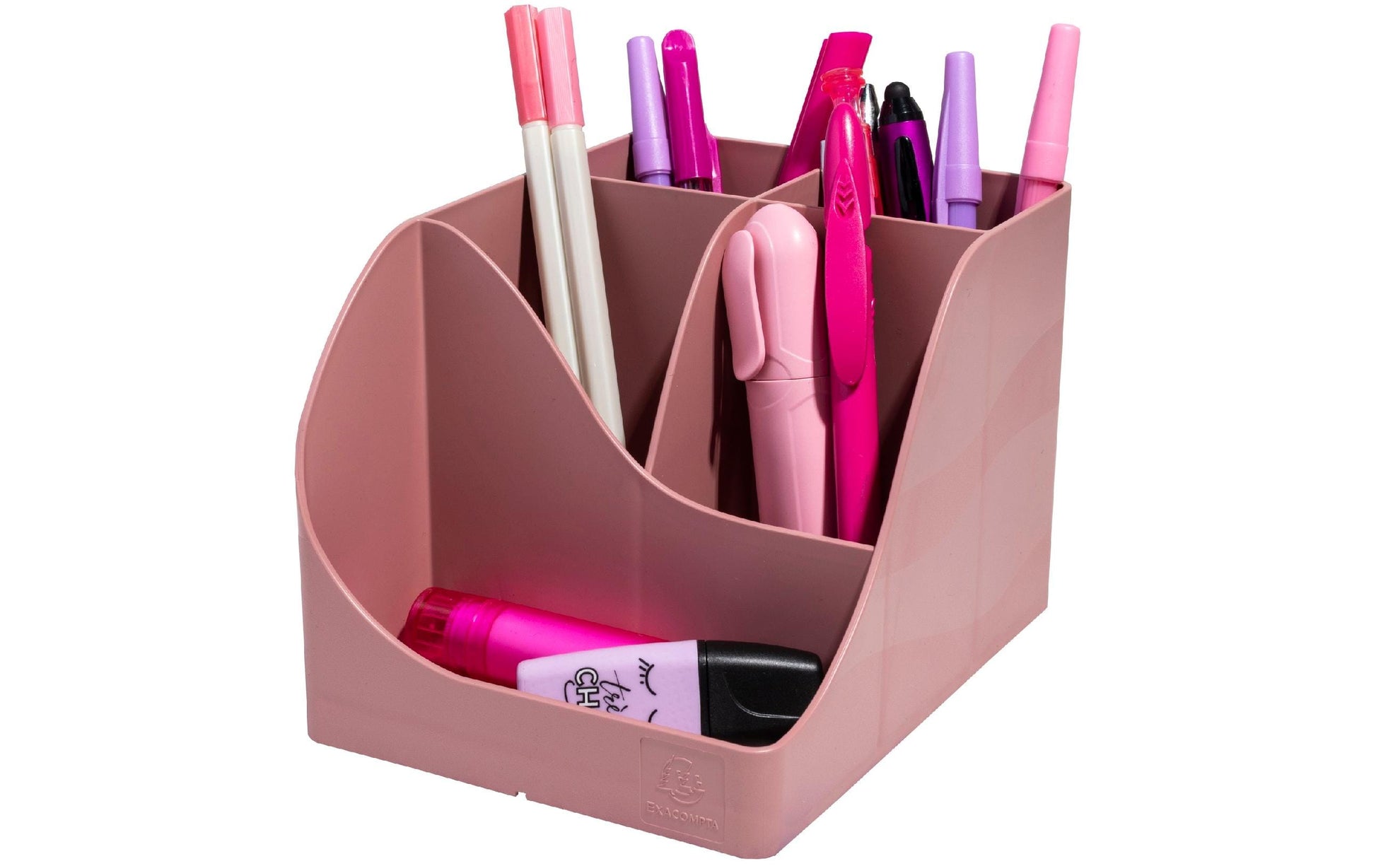 Exacompta Stiftschlaufe – Kunststoff, Altrosa, 109 × 119 mm