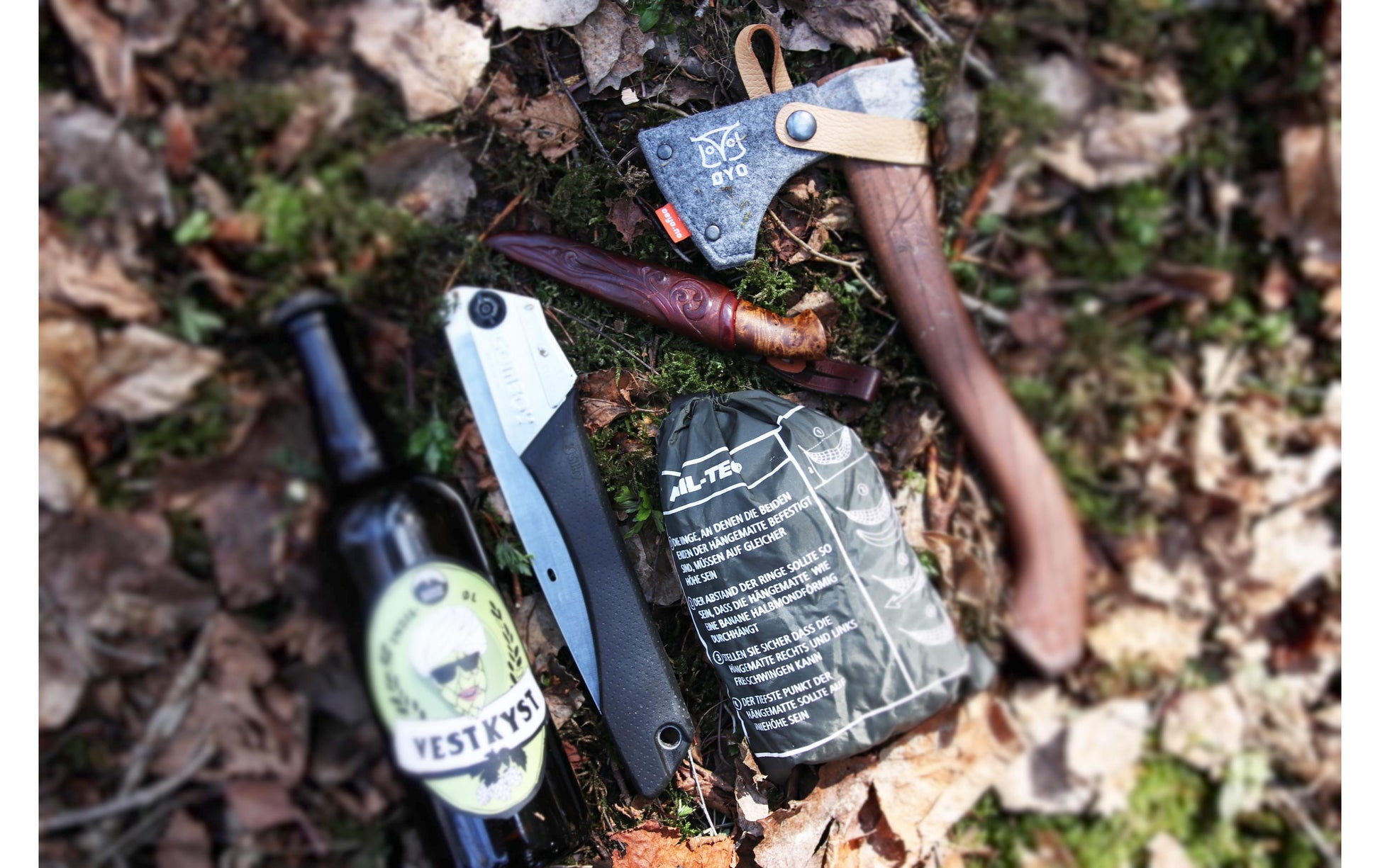 Øyo TURSAG – Klappsäge 220 mm, Stahlklinge, klappbar, schwarz