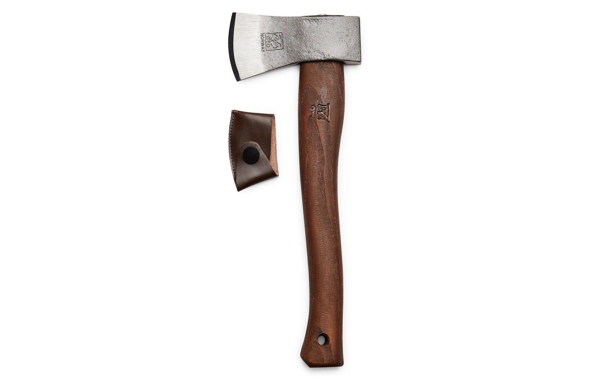 Øyo OYO SPORTS AXT – Klinge 118 mm, Länge 340 mm, Stahlkopf, Holzgriff, Braun