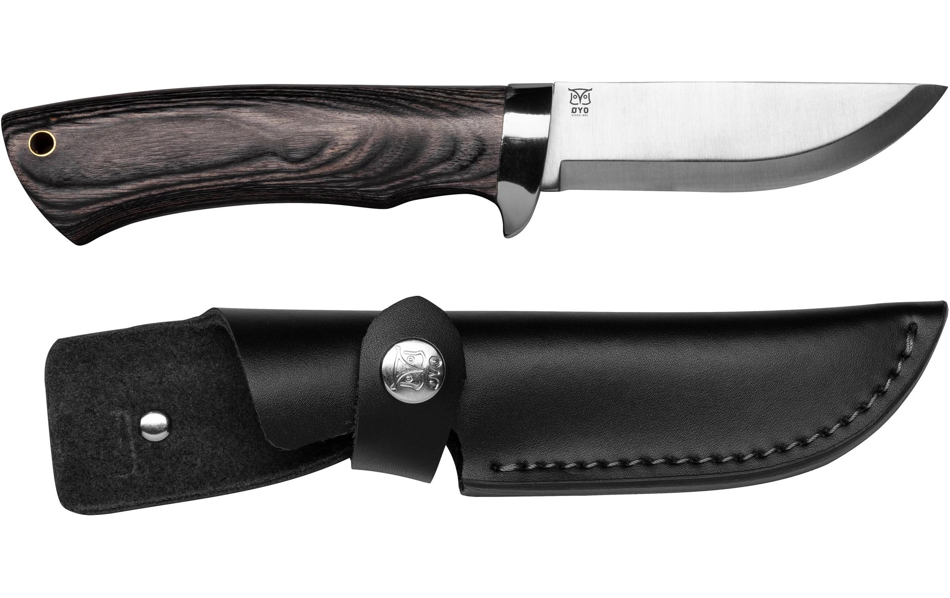 Øyo TUV – Outdoormesser 95 mm, Stahl, schwarz