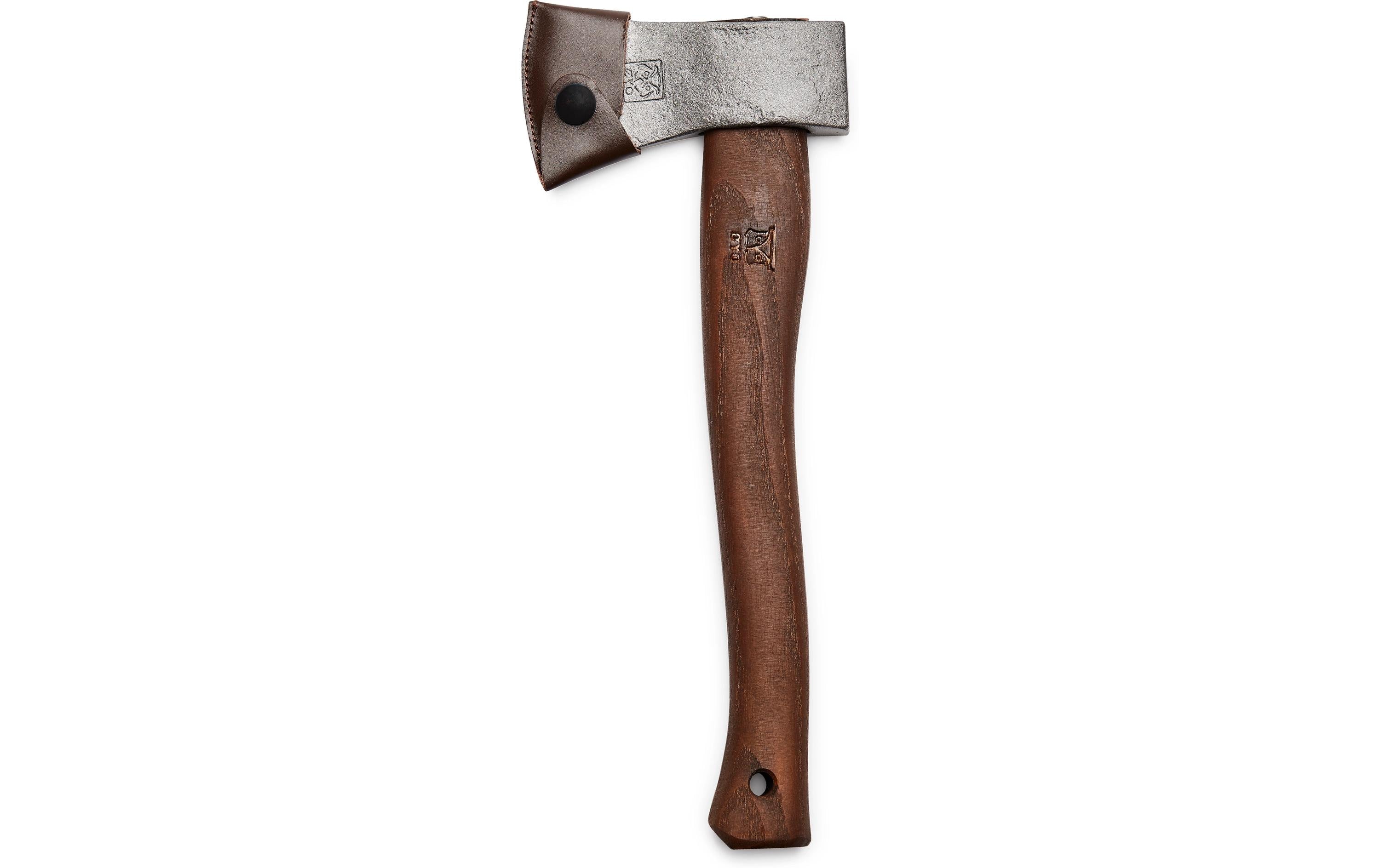 Øyo OYO SPORTS AXT – Klinge 118 mm, Länge 340 mm, Stahlkopf, Holzgriff, Braun