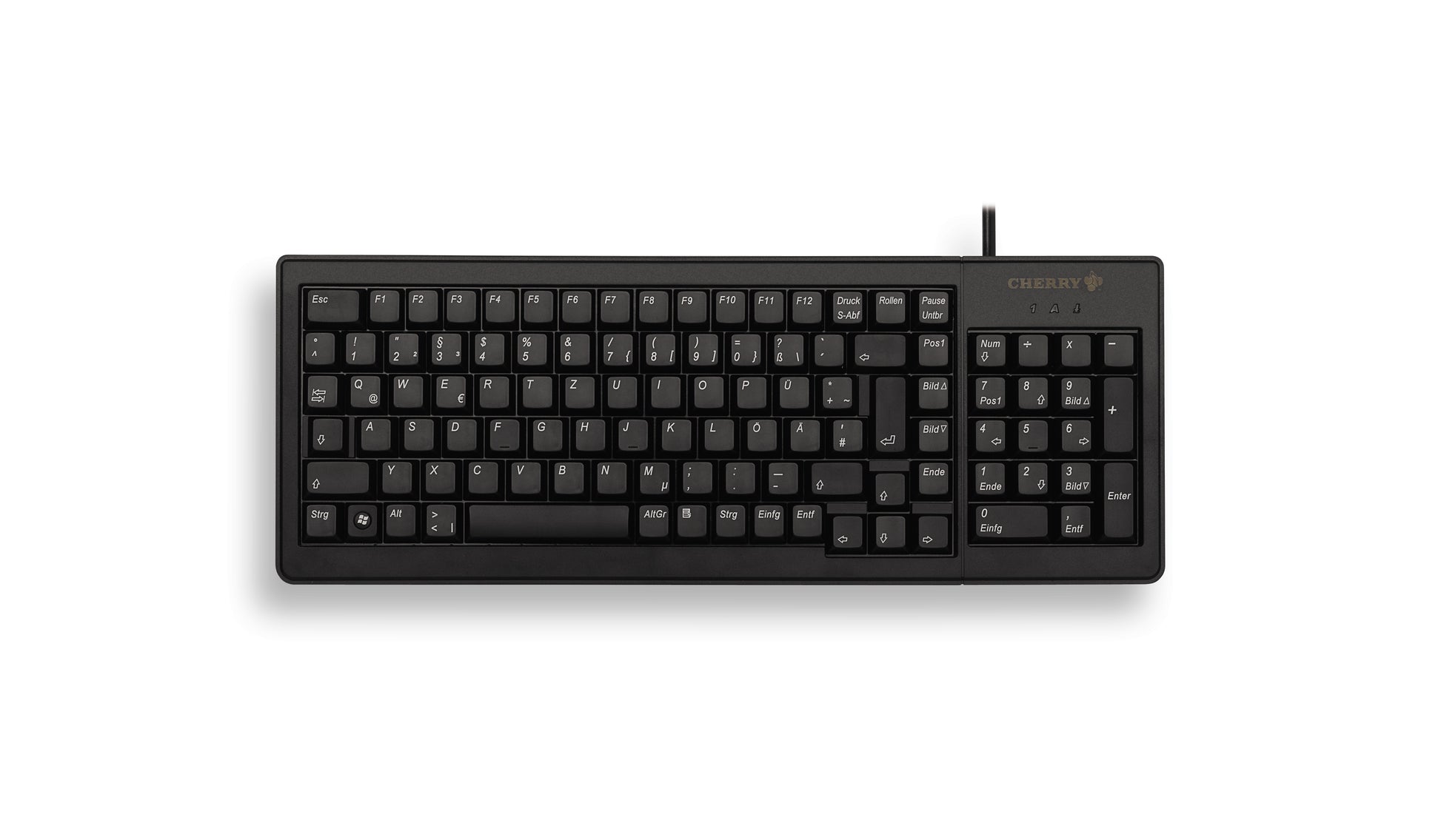 CHERRY XS Complete G84-5200 – Tastatur, kabelgebunden (USB-A), US-Layout (EN) – für Windows