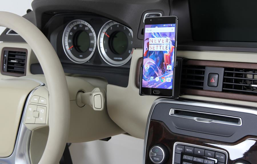 Brodit 511905 – Auto-Halterung (passiv) – Klemmhalterung, für OnePlus 3/OnePlus 3T – Schwarz