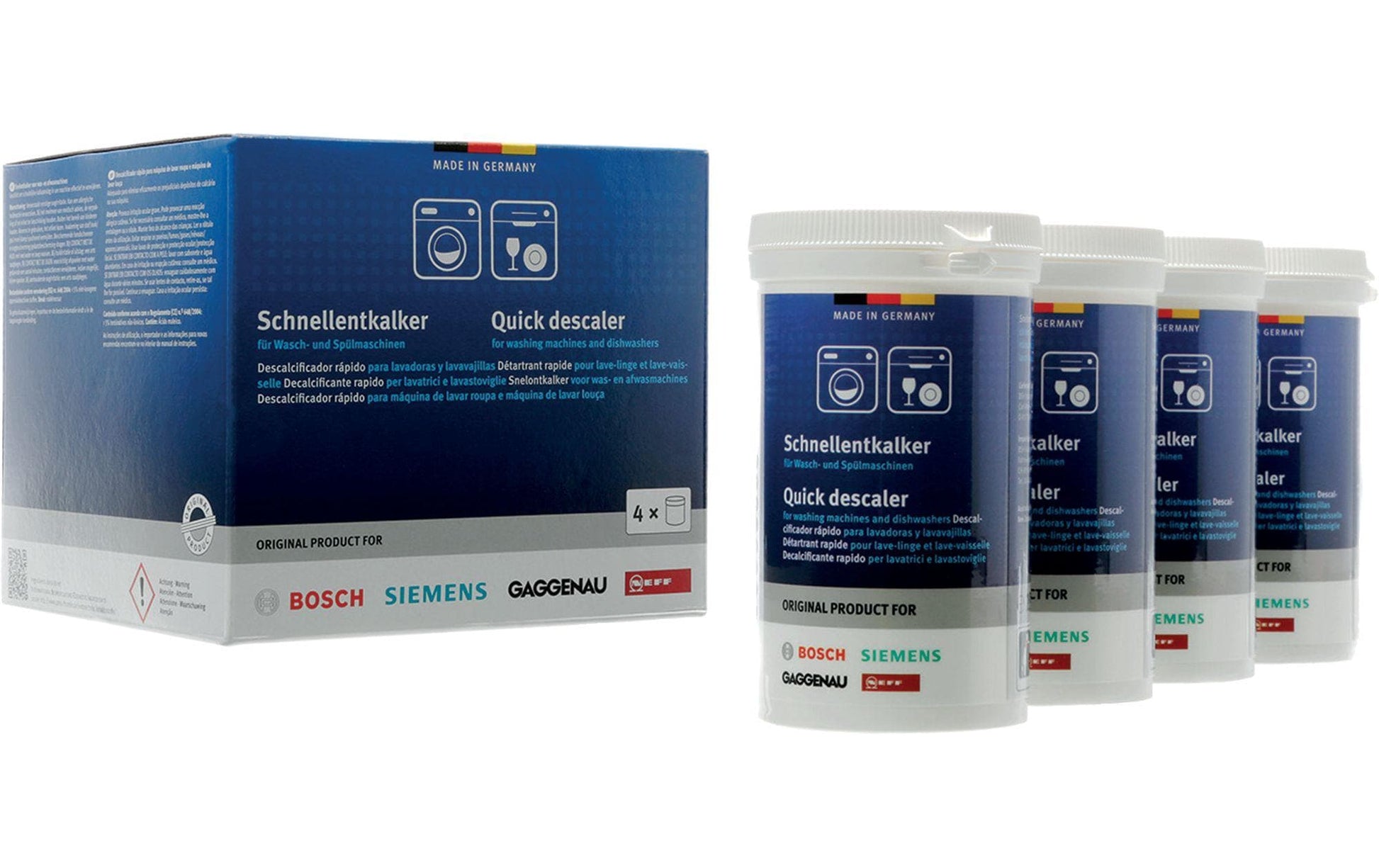 Siemens Entkalkungsmittel Schnellentkalker für Waschmaschine & Geschirrspüler – 1 kg