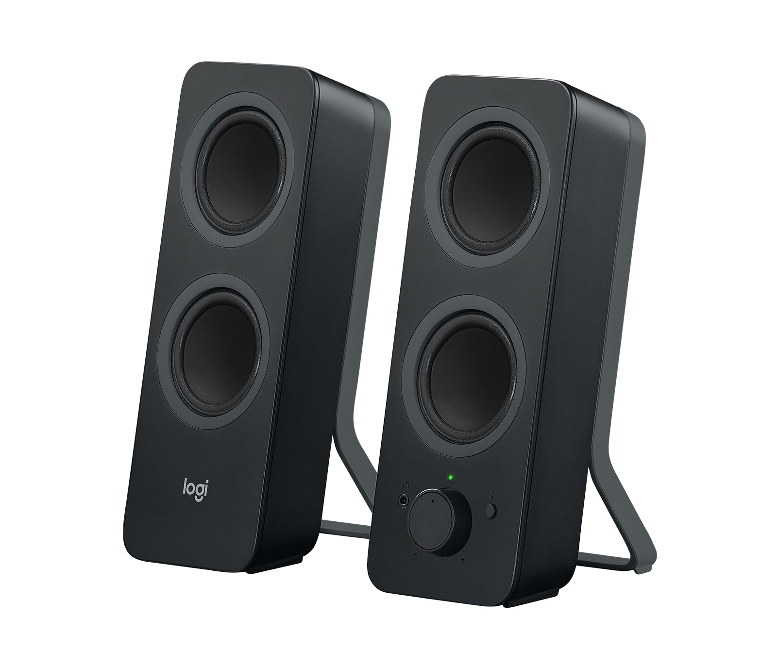 Logitech Z207, Paar – PC-Lautsprecher-Set – 2.0, 5 W, Bluetooth 4.1, 3.5 mm Klinke, Schwarz