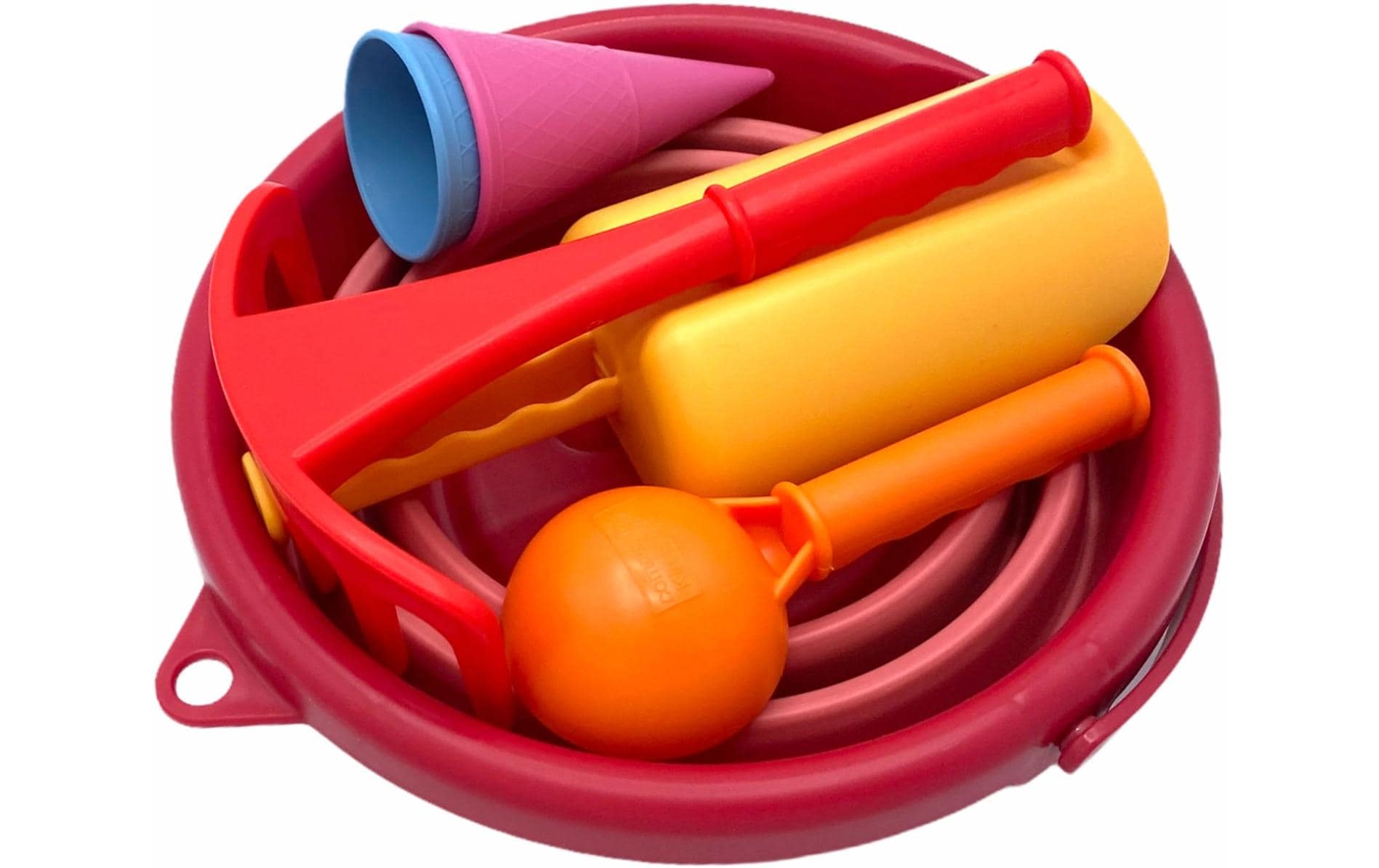 Schildkröt Funsports Sandspielzeug-Set – 7-teilig – 3 l Eimer – ab 3 Jahren – Kunststoff, BPA-frei