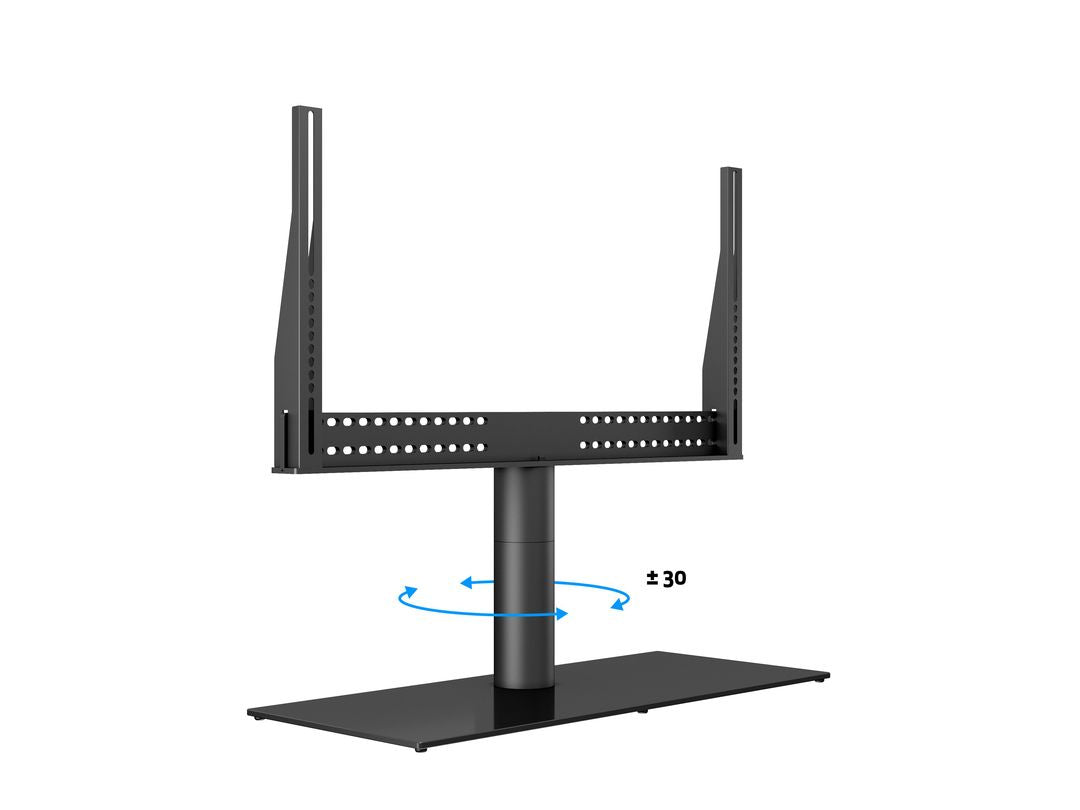 Multibrackets Turn X Large – Drehbarer Displayständer, bis 75", VESA 400×400, bis 50 kg, schwarz