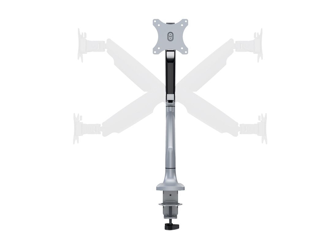 Multibrackets Spring 3255 – Tischhalterung, Tischklemme, bis 27", VESA 75 × 75/100 × 100 mm, 9 kg, silber