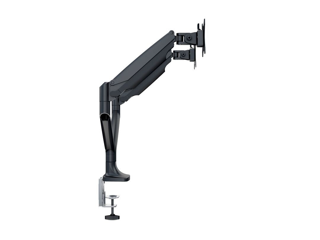 Multibrackets Duo 3286 – Monitorarm, Dual, Standfuss, bis 27", VESA 75 × 75 mm, 9 kg, drehbar, schwarz