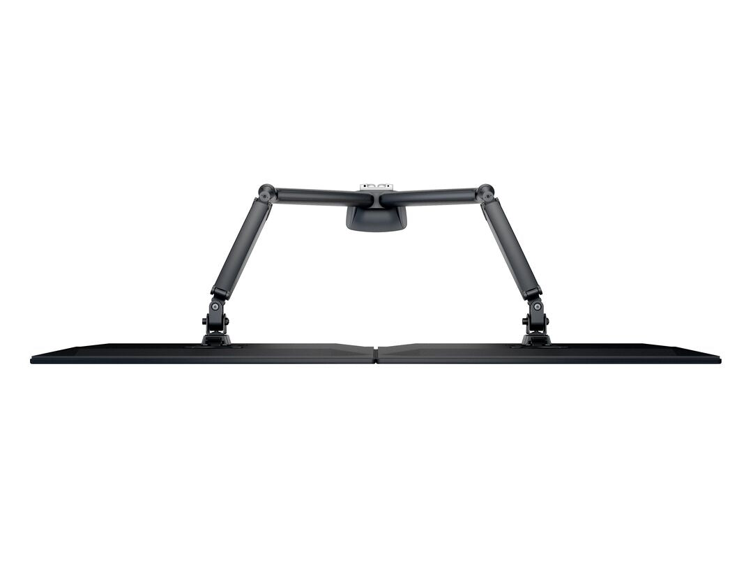 Multibrackets Duo 3286 – Monitorarm, Dual, Standfuss, bis 27", VESA 75 × 75 mm, 9 kg, drehbar, schwarz