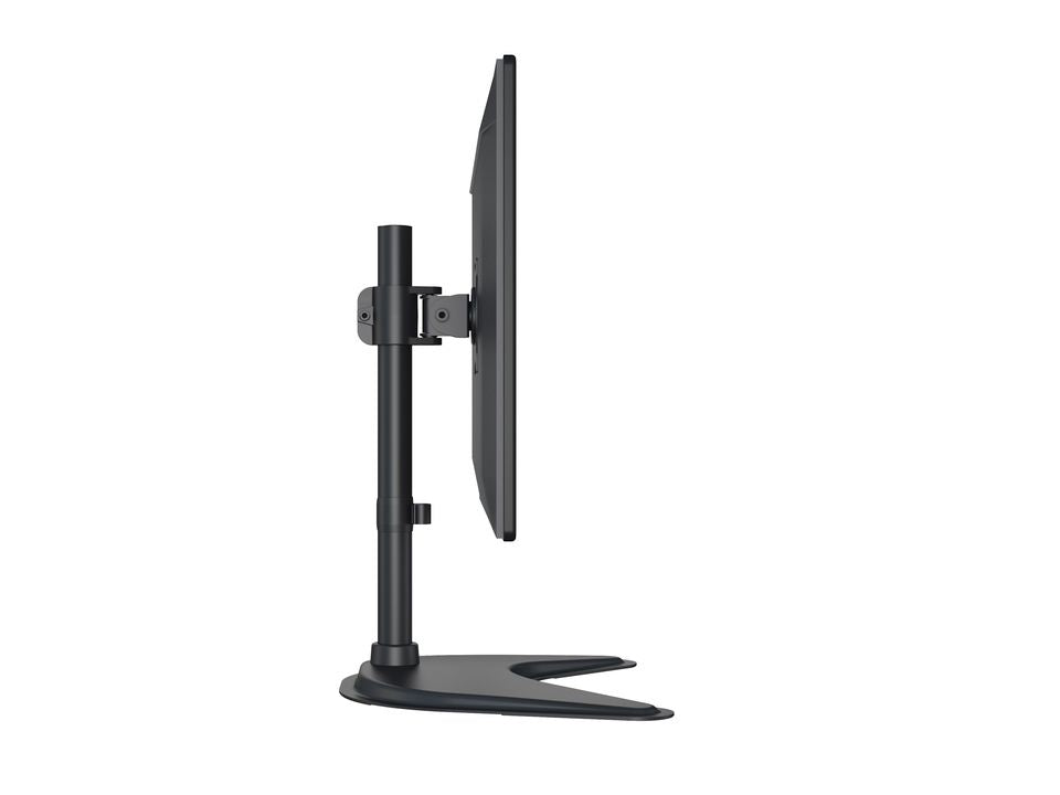 Multibrackets Tischhalterung, bis 27", VESA 75 × 75 mm, 10 kg, neigbar, höhenverstellbar, schwarz