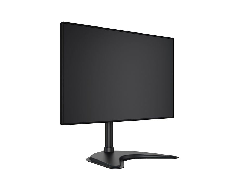 Multibrackets Tischhalterung, bis 27", VESA 75 × 75 mm, 10 kg, neigbar, höhenverstellbar, schwarz