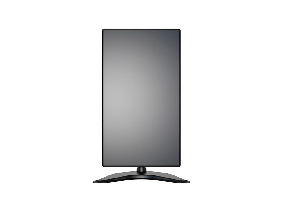 Multibrackets Tischhalterung, bis 27", VESA 75 × 75 mm, 10 kg, neigbar, höhenverstellbar, schwarz