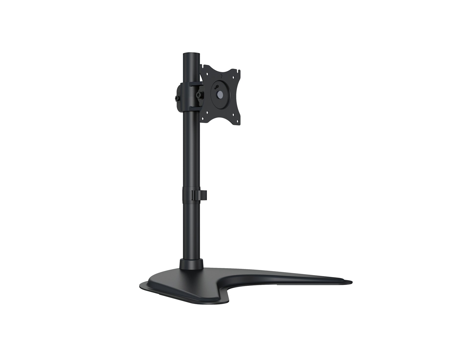 Multibrackets Tischhalterung, bis 27", VESA 75 × 75 mm, 10 kg, neigbar, höhenverstellbar, schwarz