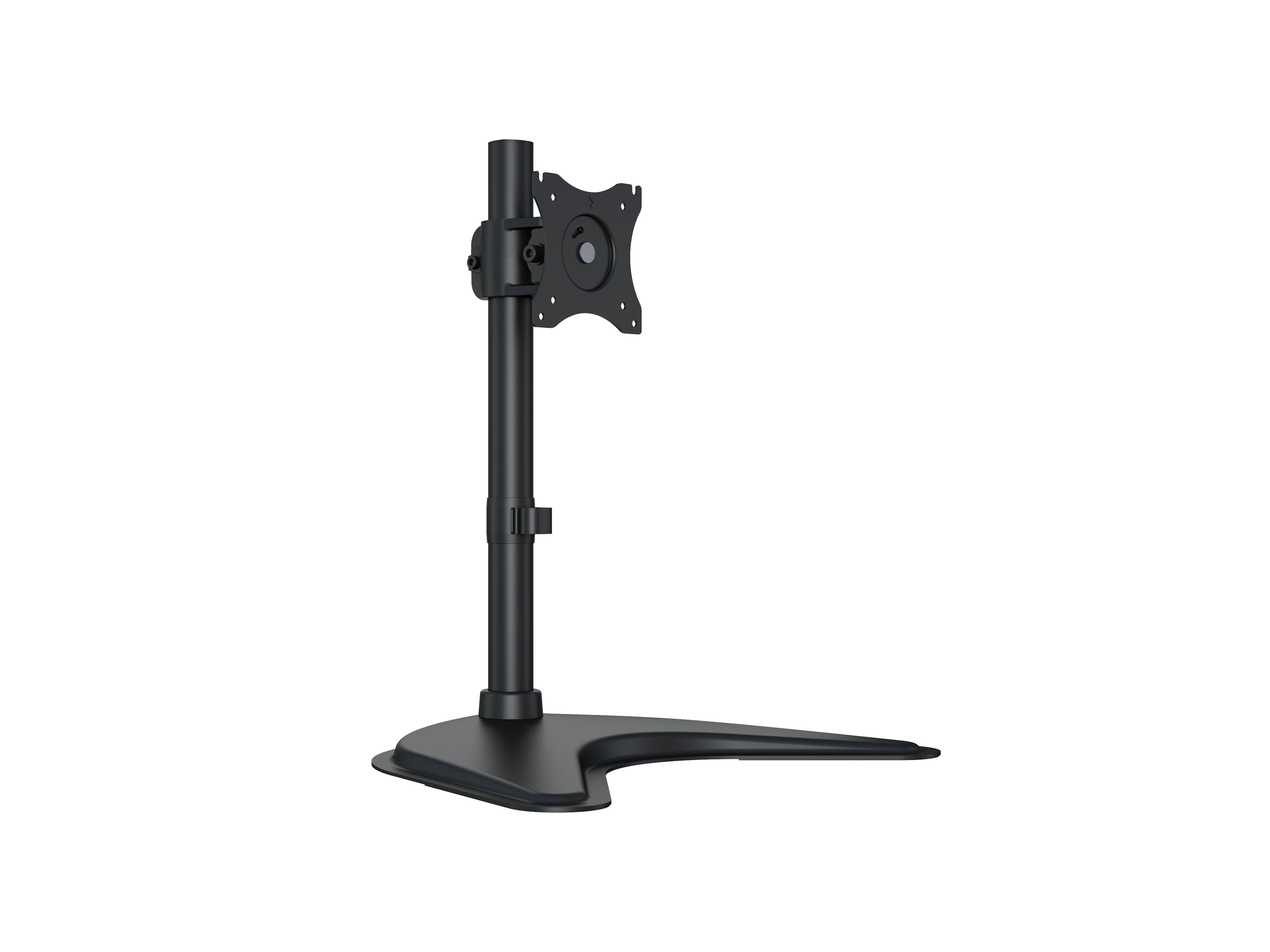 Multibrackets Tischhalterung, bis 27", VESA 75 × 75 mm, 10 kg, neigbar, höhenverstellbar, schwarz