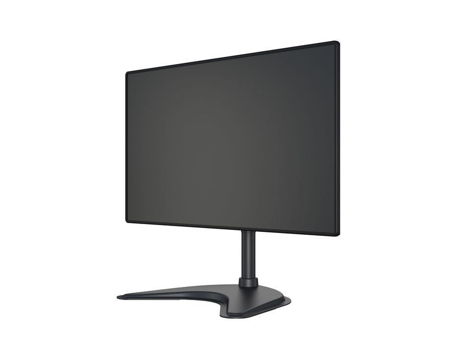 Multibrackets Tischhalterung, bis 27", VESA 75 × 75 mm, 10 kg, neigbar, höhenverstellbar, schwarz