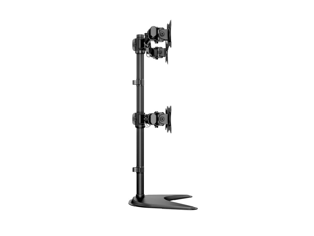 Multibrackets basic 3347 – Standfuss, 4 Monitore, bis 27", VESA 75 × 75 mm, 8 kg, drehbar, höhenverstellbar