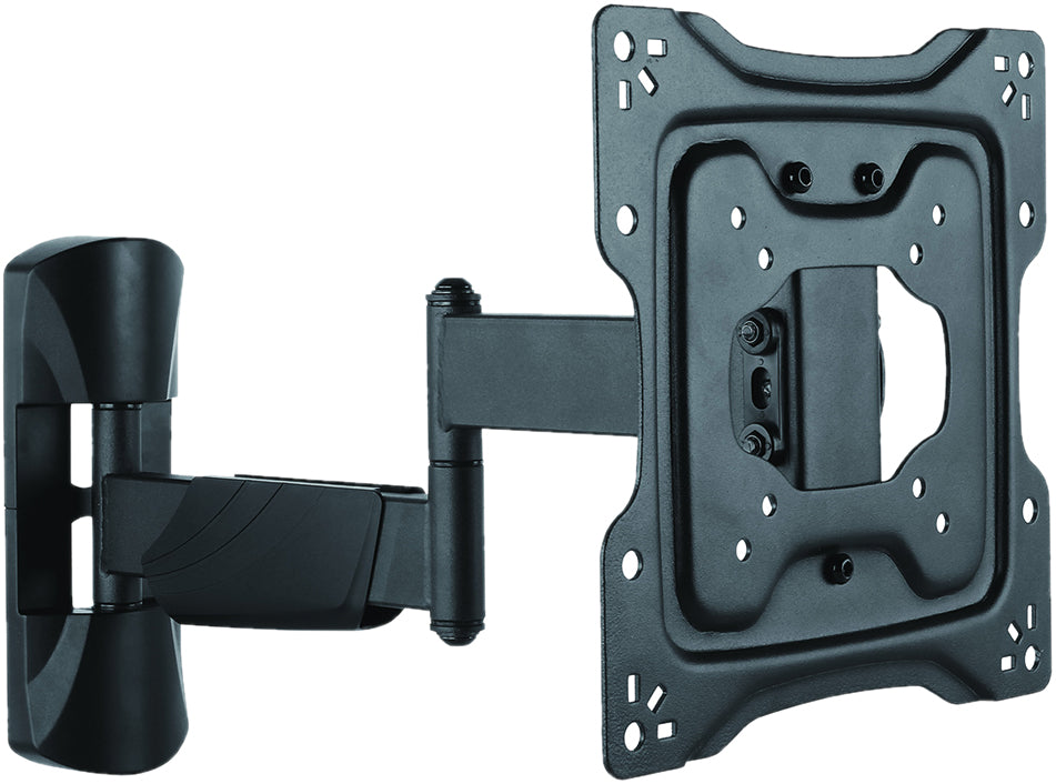 VALUE Wandhalterung – Vollbeweglich – 23–42" – VESA 75×75–200×200 – bis 25 kg, für Monitore – Schwarz