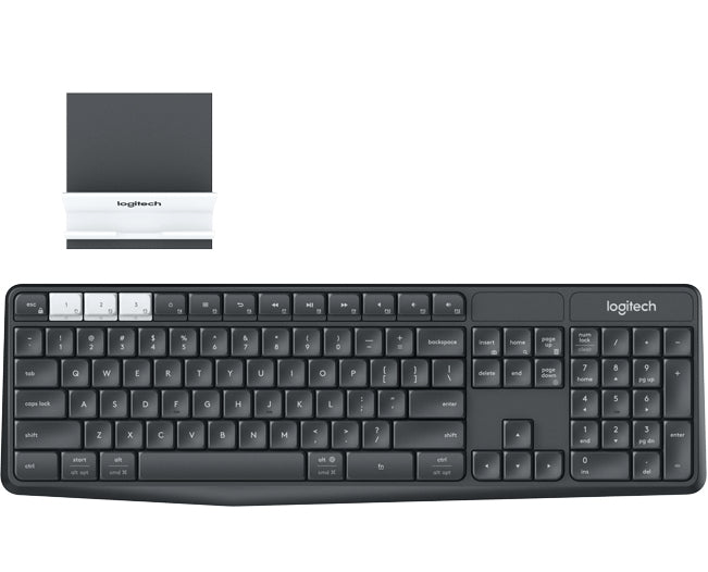 Logitech K375S – Tastatur, kabellos (Bluetooth/2,4 GHz), FR-Layout (FR), Multi-Device