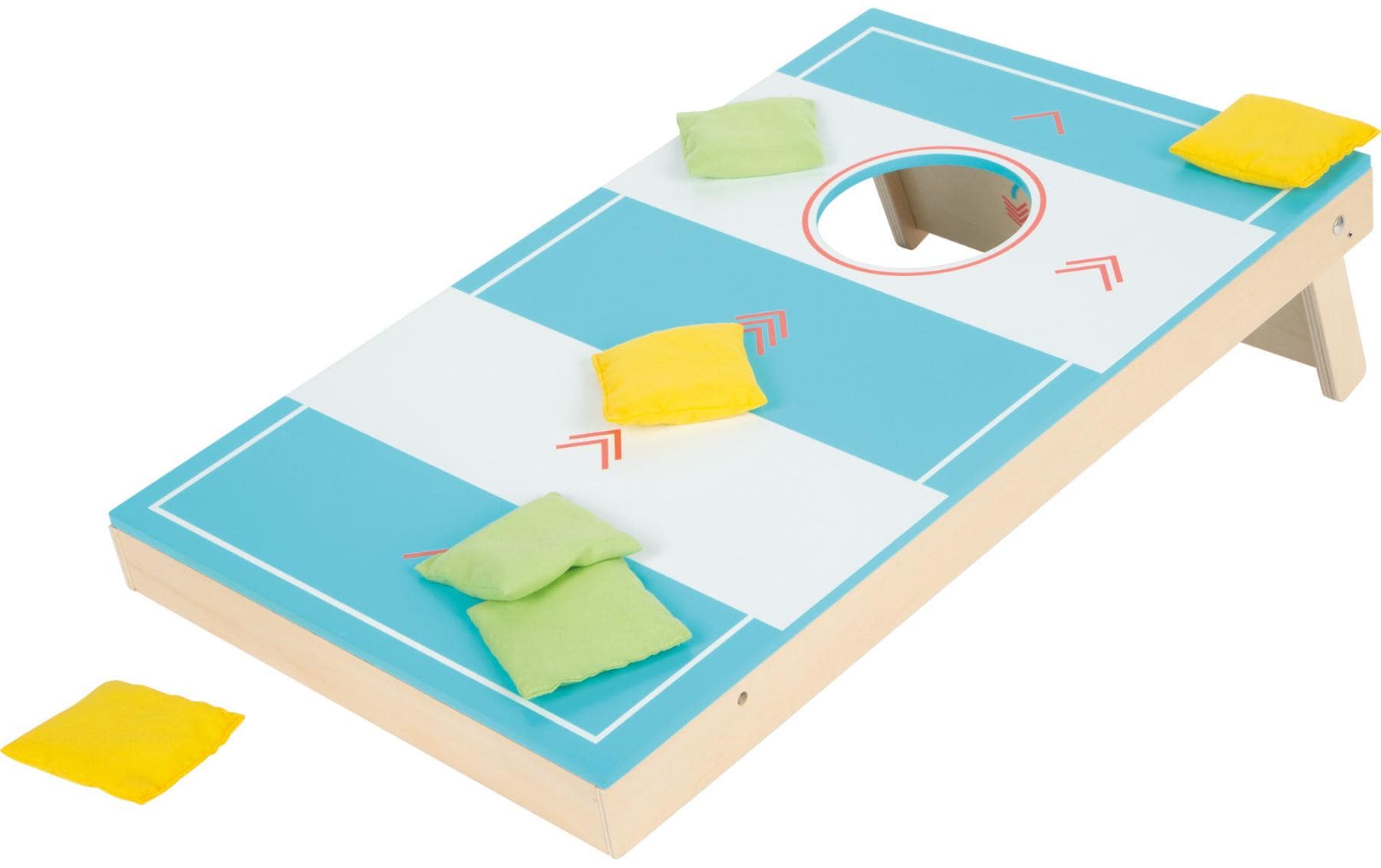 Small foot Cornhole und Sling Puck – Geschicklichkeitsspiel, 1 Spieler, ab 5 Jahren