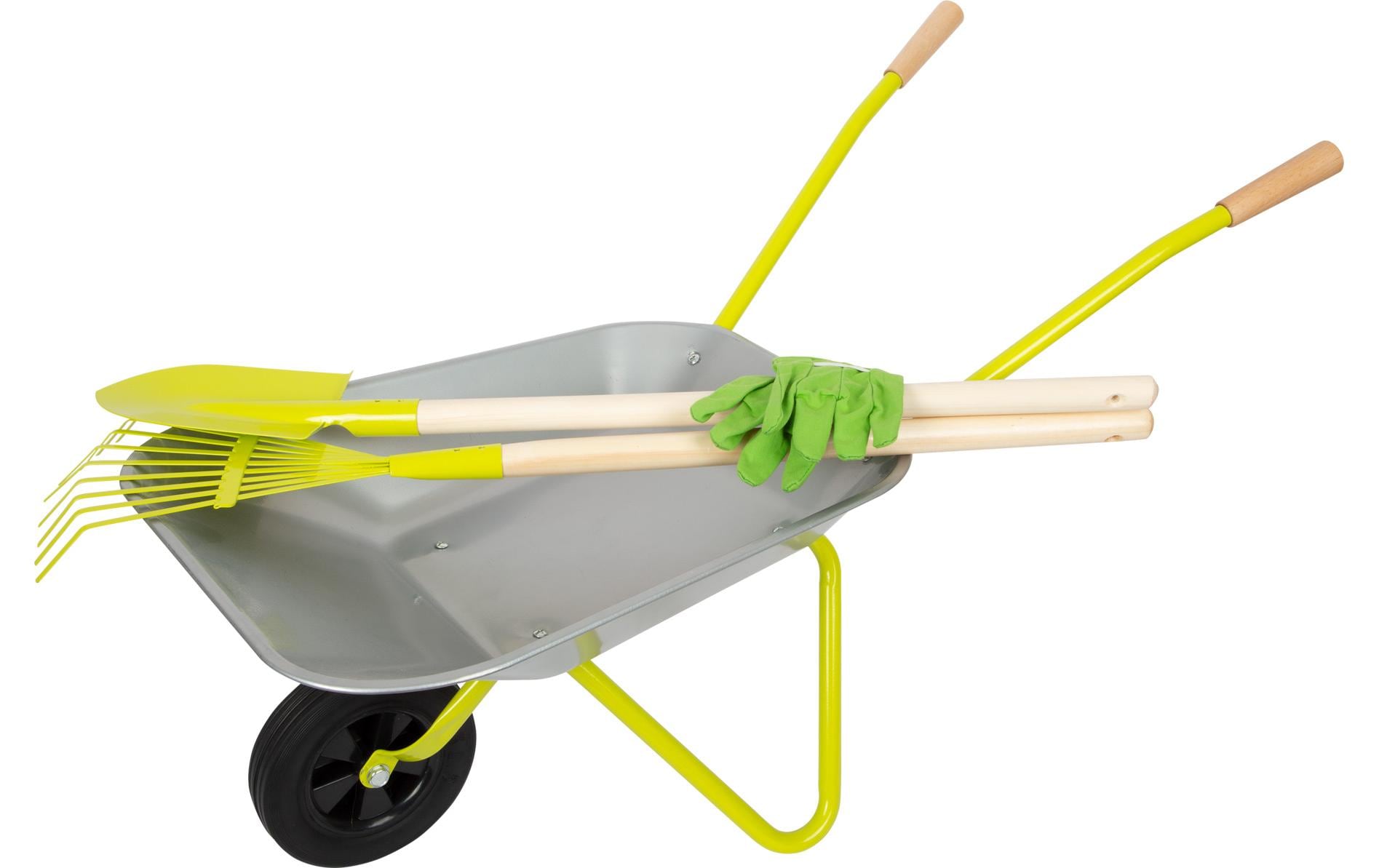 Small foot Schubkarre (Spielzeug) – max. 15 kg – 79,0 × 50,0 × 36,0 cm – ab 3 J.