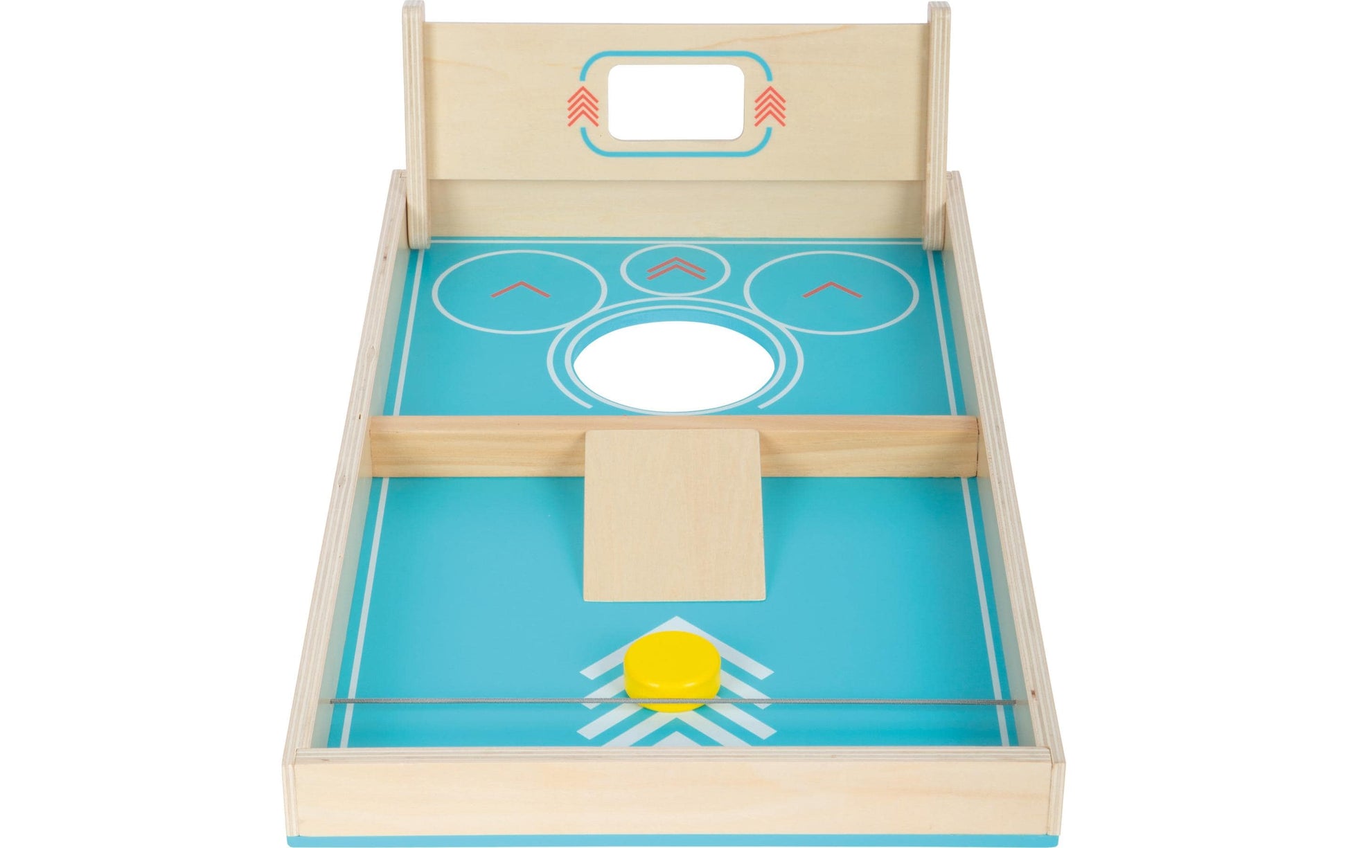 Small foot Cornhole und Sling Puck – Geschicklichkeitsspiel, 1 Spieler, ab 5 Jahren