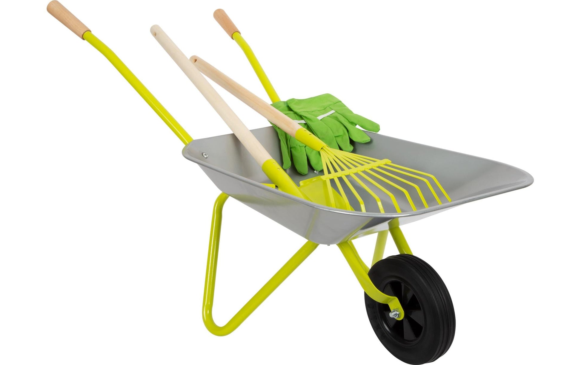 Small foot Schubkarre (Spielzeug) – max. 15 kg – 79,0 × 50,0 × 36,0 cm – ab 3 J.