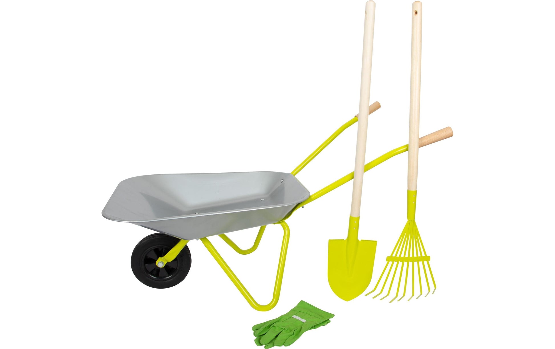 Small foot Schubkarre (Spielzeug) – max. 15 kg – 79,0 × 50,0 × 36,0 cm – ab 3 J.