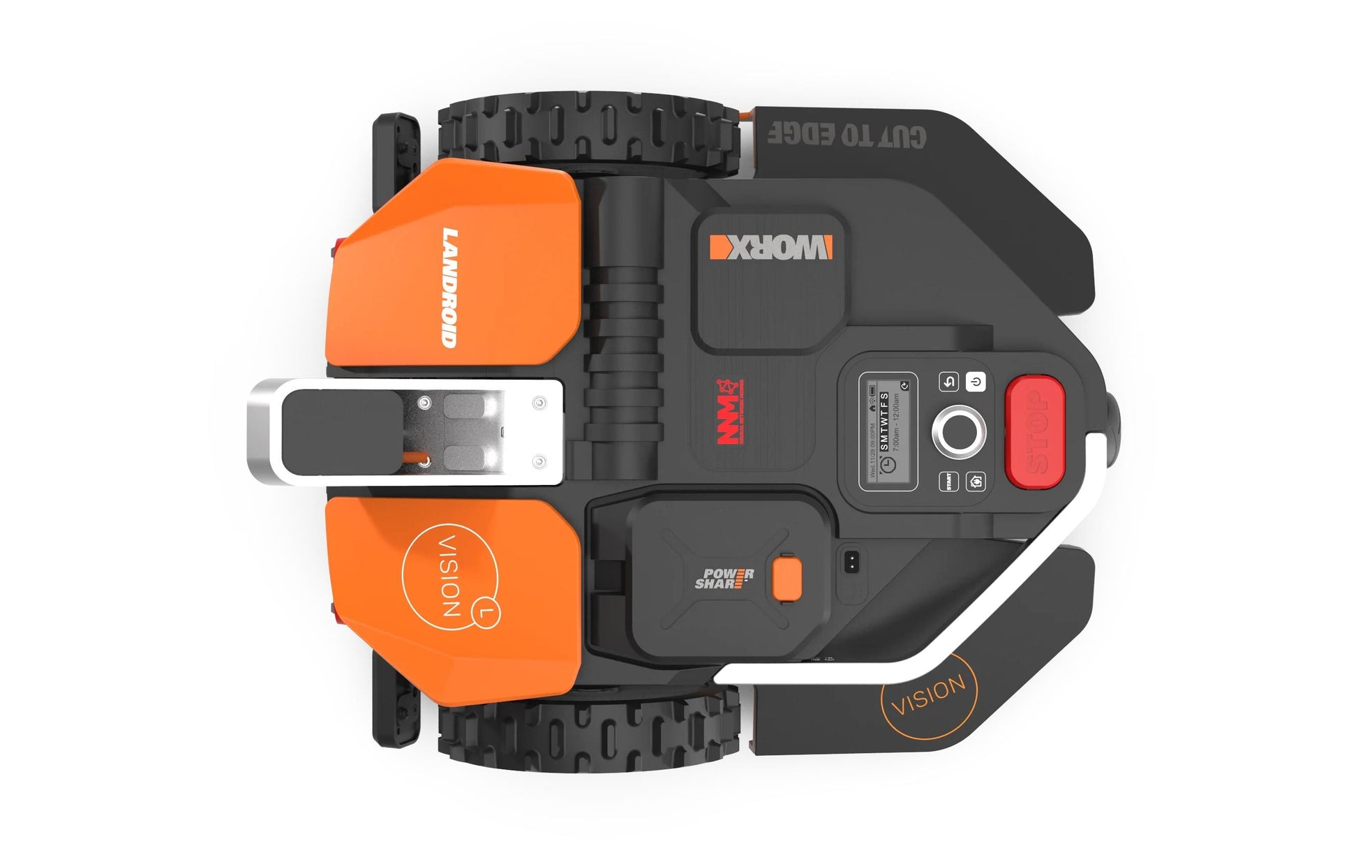 WORX Vision Landroid L1600 Rasenmähroboter – 20 V – Schnittbreite 22 cm – Mähfläche 1600 m² – 4,0 Ah & Ladegerät