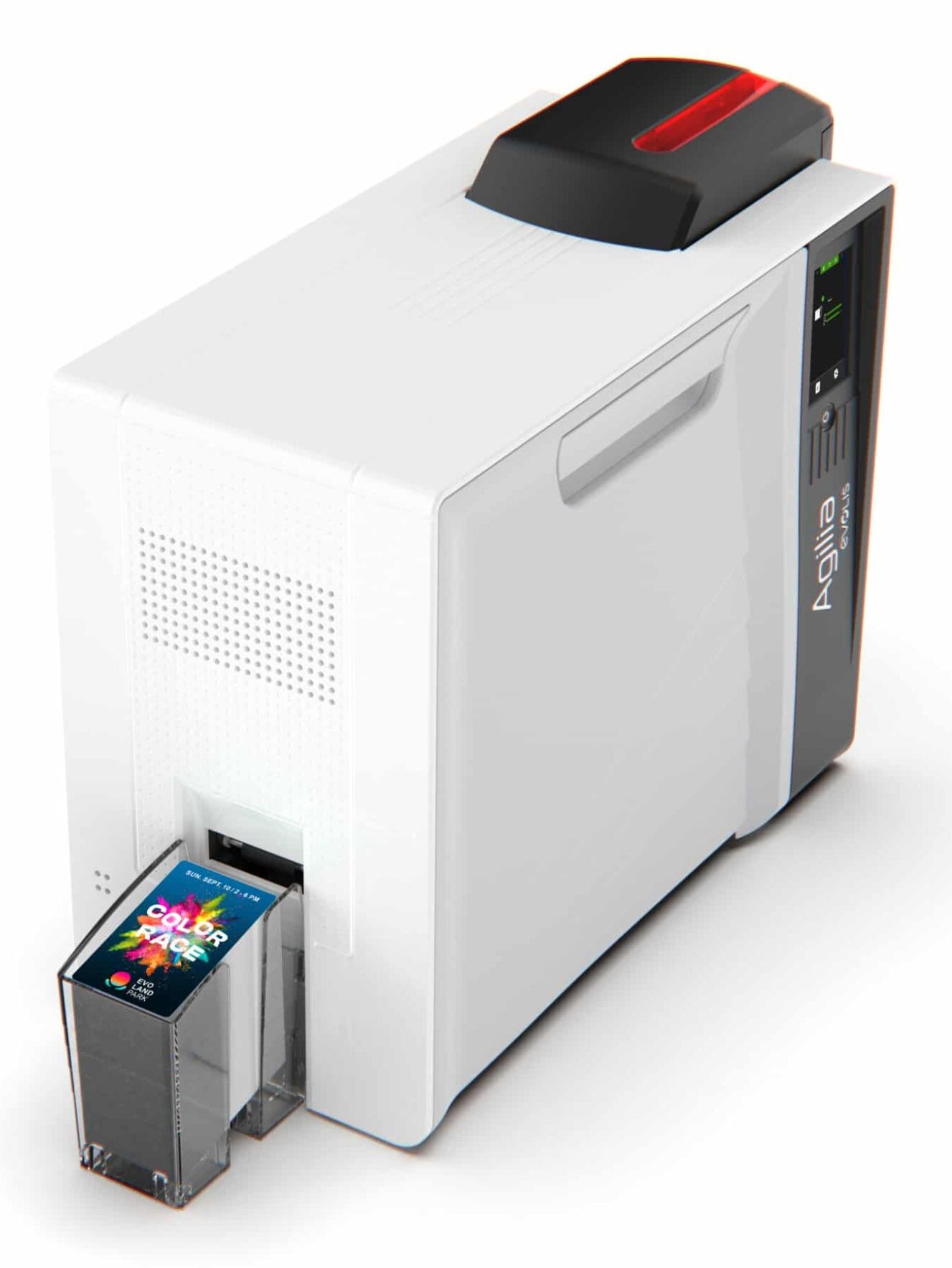 Evolis Agilia Duplex Expert – Kartendrucker, 600×600 dpi, USB/LAN, Vollfarbe