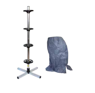 HP Autozubehör Felgenbaum – 4 Regale, max. 100 kg, für Reifen bis 225 mm