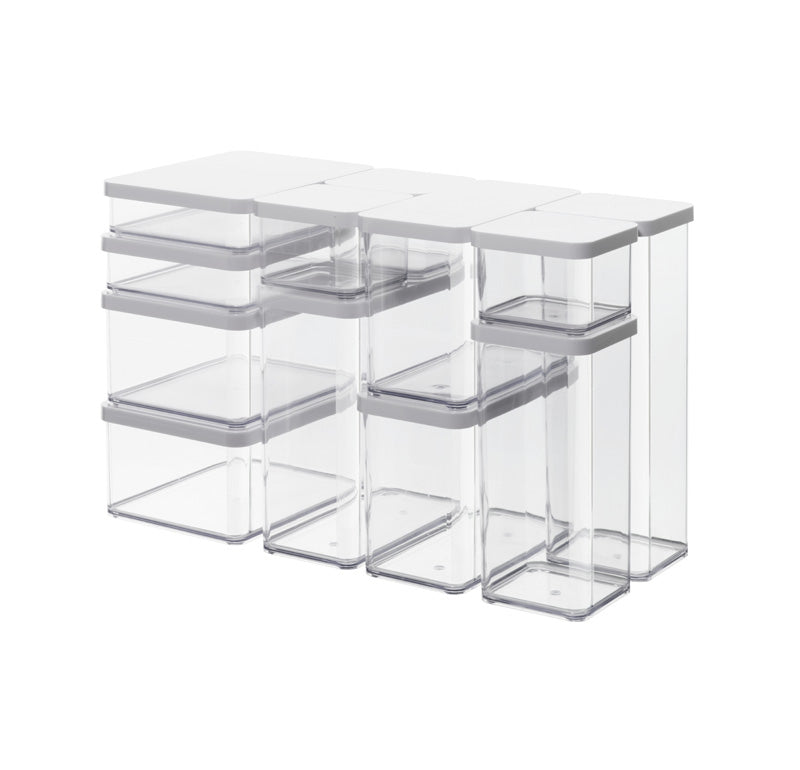 Rotho Vorratsdose Loft – 2,25 l – 20 × 9,6 × 15 cm – Kunststoff – Transparent