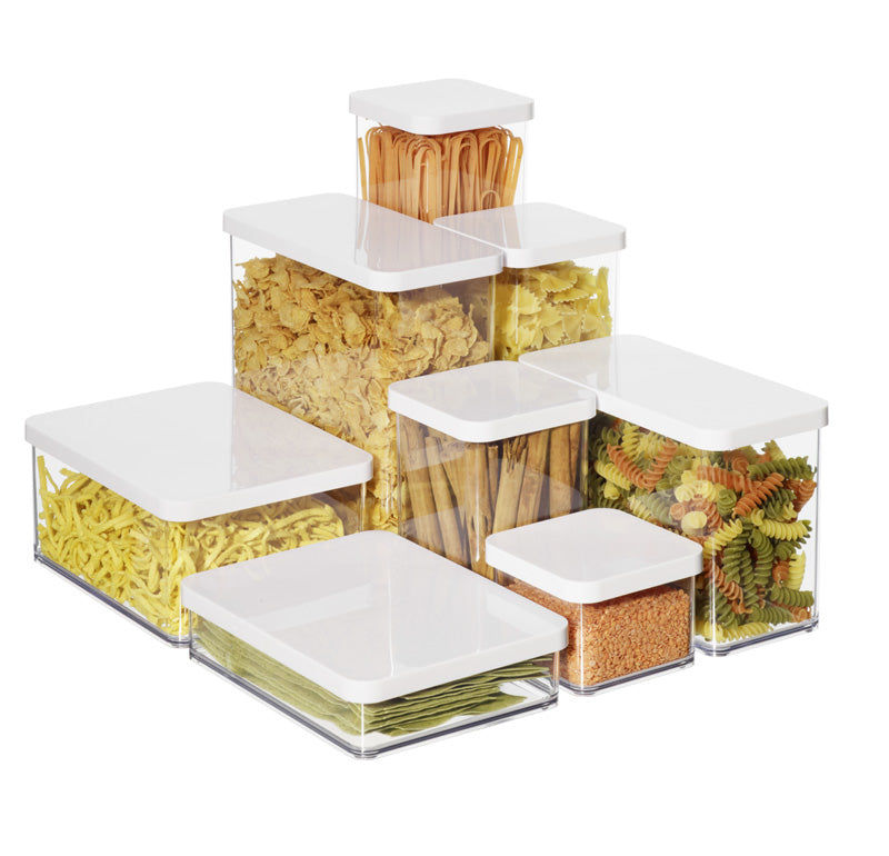 Rotho Vorratsdose Loft – 2,25 l – 20 × 9,6 × 15 cm – Kunststoff – Transparent
