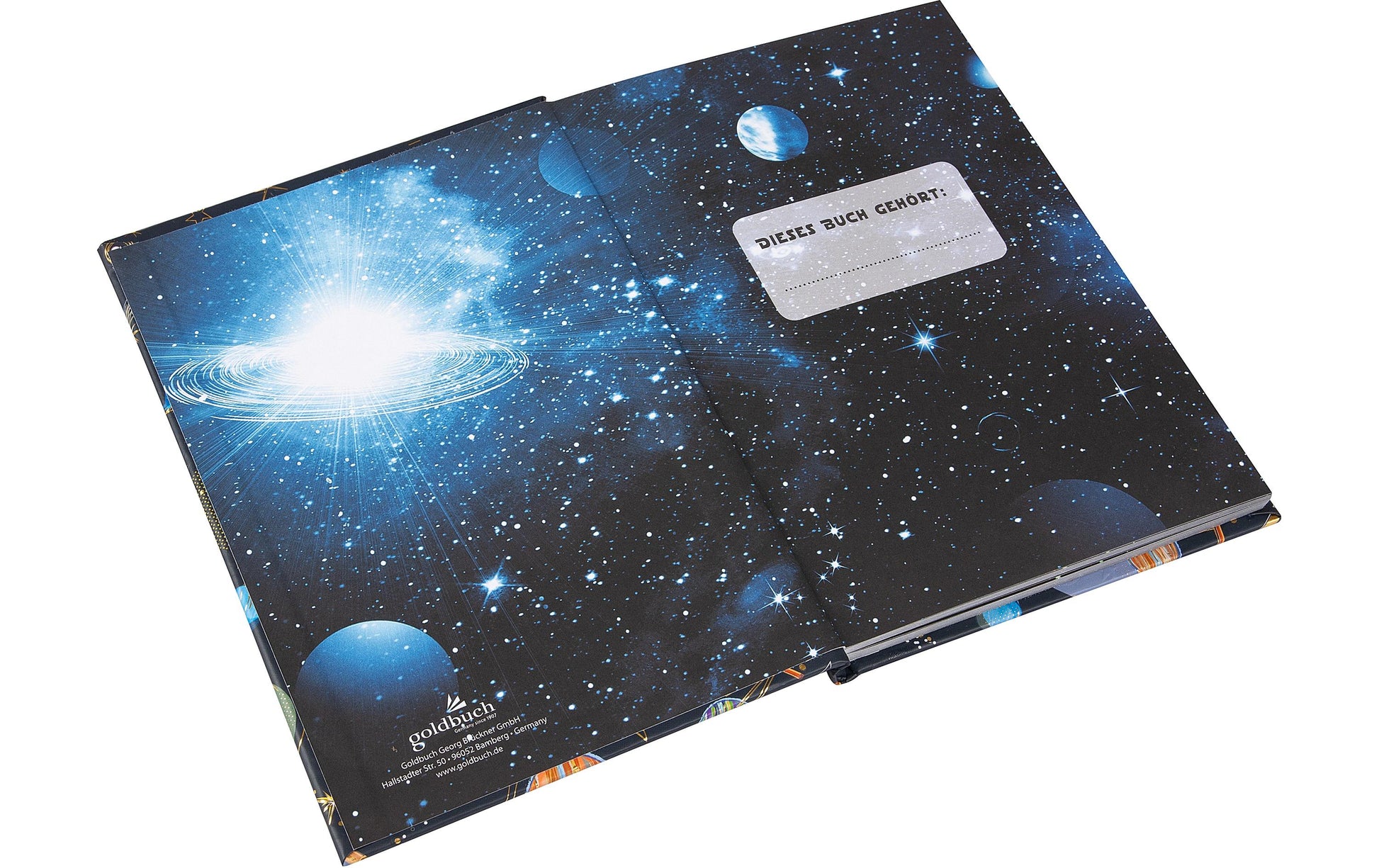 Goldbuch Freundebuch Universe Weltall – 88 Seiten – A5, mehrfarbig