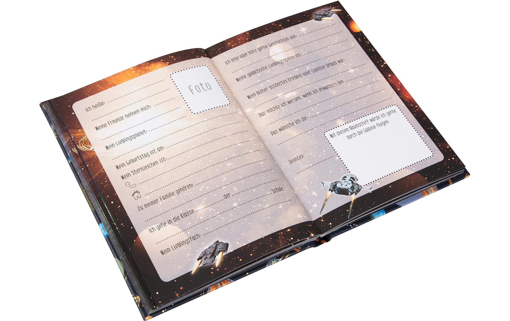Goldbuch Freundebuch Universe Weltall – 88 Seiten – A5, mehrfarbig