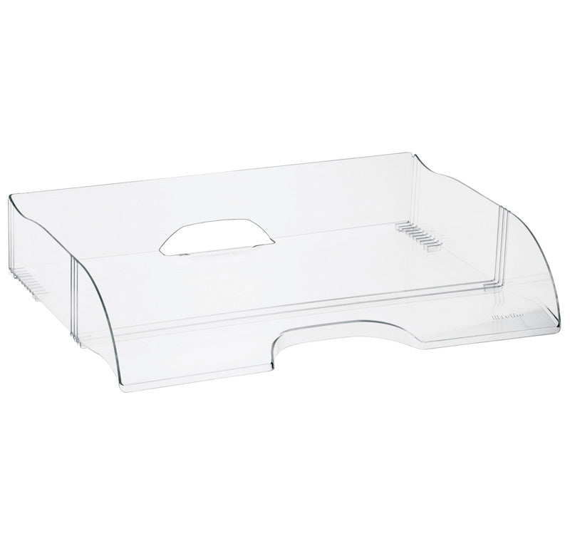Rotho Timeless – Dokumentenablage, 1 Schublade, für A4, quer, Polystyrol (PS), transparent, 234 × 64 × 327 mm