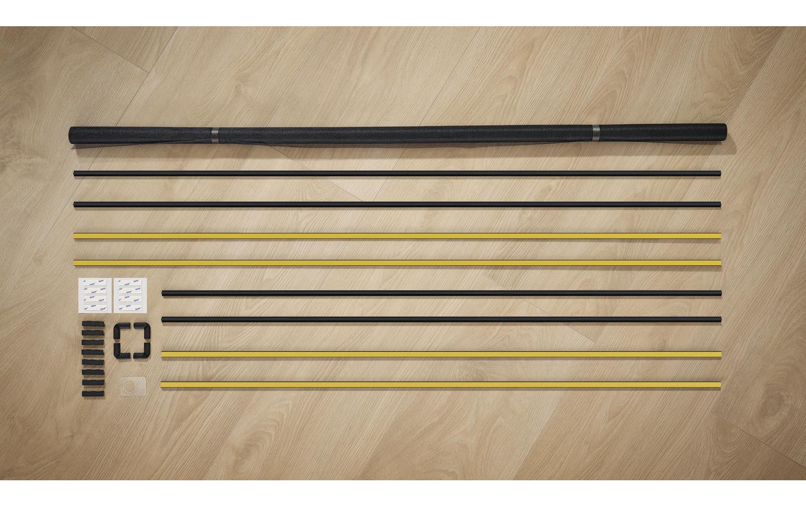 tesa Fenster-Fliegengitter – 100 × 120 cm – Anthrazit – PVC-Netz – Clip-Befestigung – für Fenster