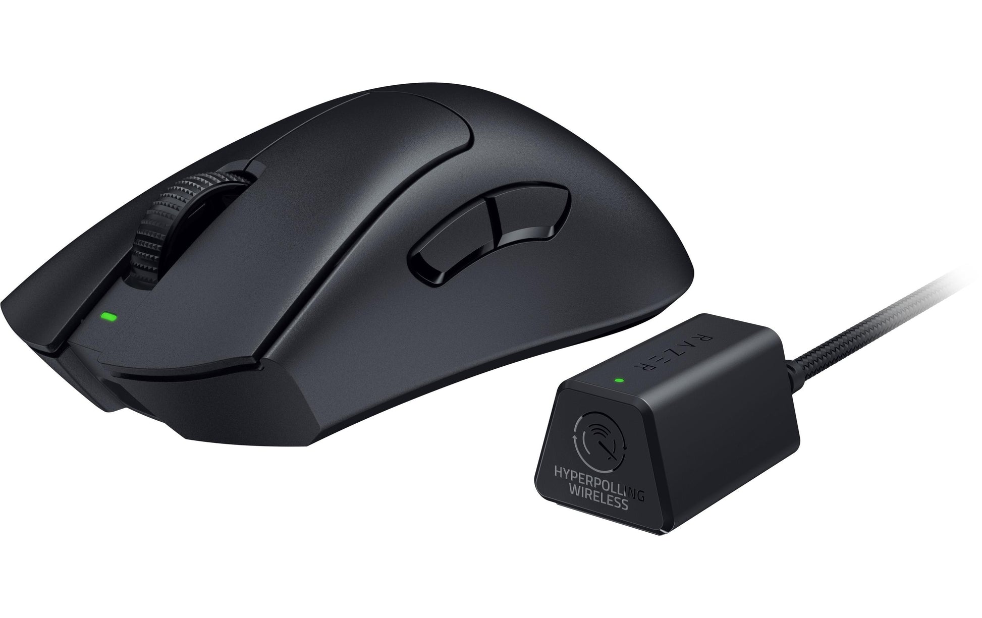 Razer DeathAdder V3 Pro Gaming-Maus – kabellos, 8'000 Hz, 5 Tasten, für Rechtshänder, Daumentaste, schwarz
