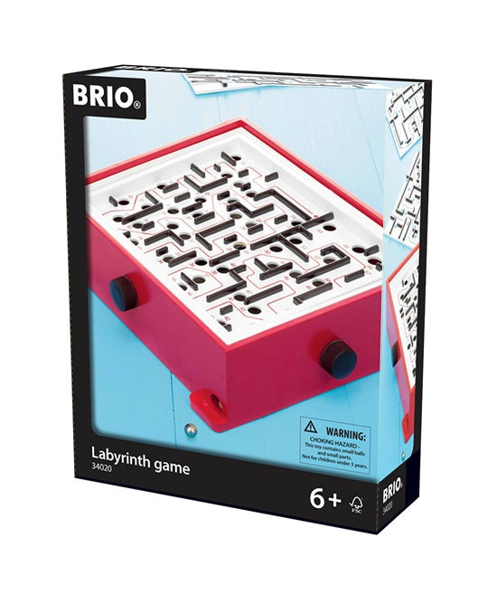 BRIO Labyrinth mit Übungsplatten – Geschicklichkeitsspiel, 1 Spieler, ab 6 Jahren, 20 Min., DE