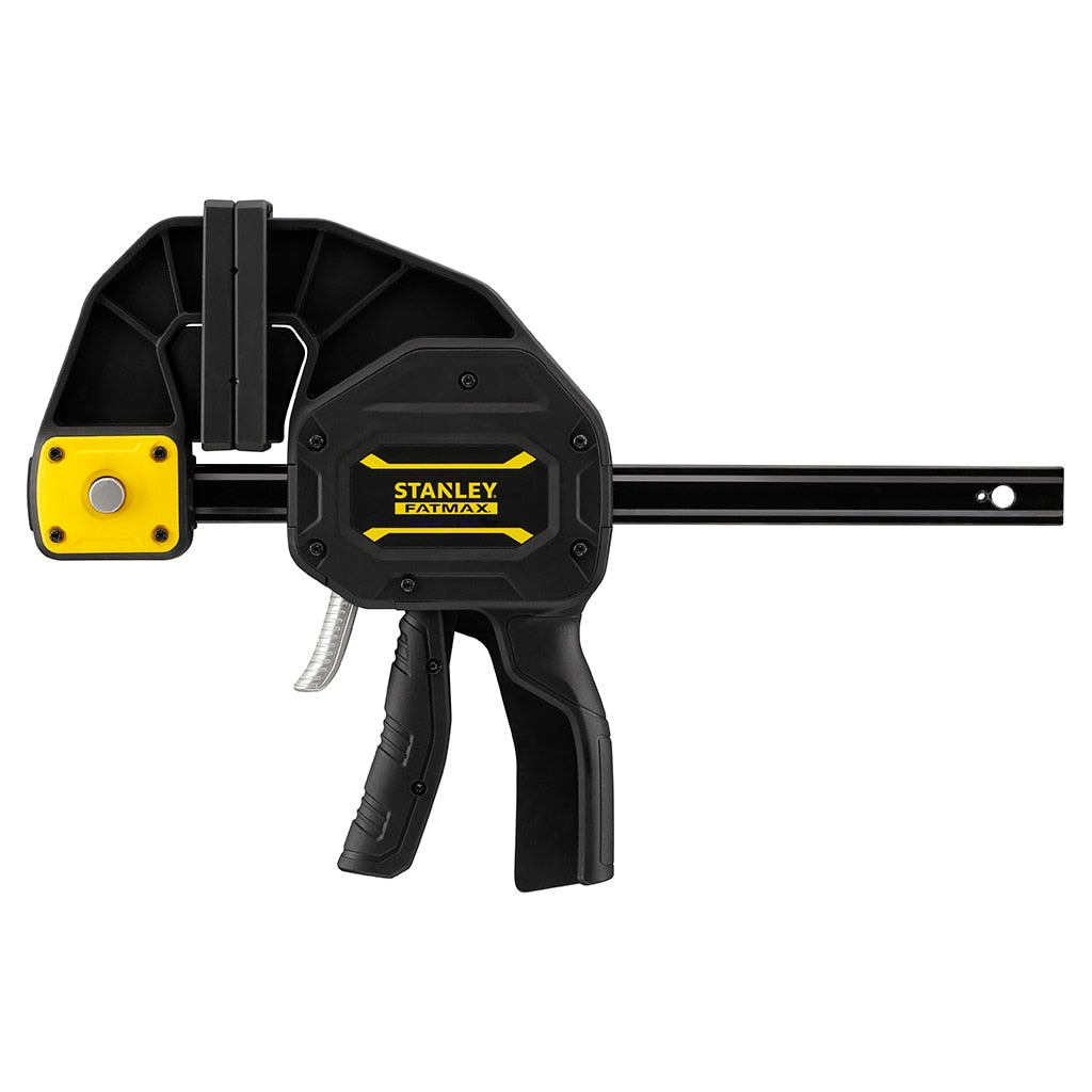 Stanley FATMAX XL Einhandzwinge – Spannweite 1'250 mm, Schliesskraft 270 kg, Nylon mit Klemmpads