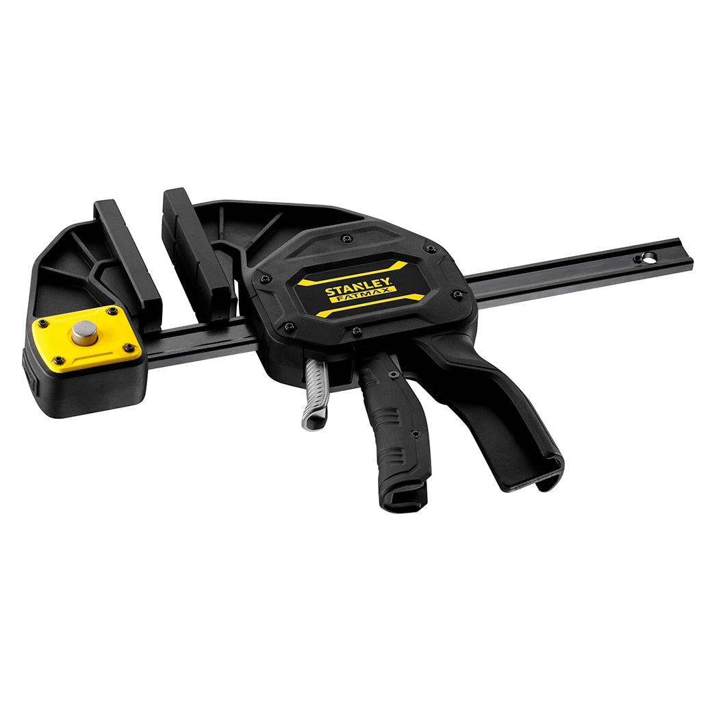 Stanley FATMAX XL Einhandzwinge – Spannweite 1'250 mm, Schliesskraft 270 kg, Nylon mit Klemmpads