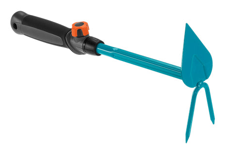 Gardena Combisystem-Kleinhäckchen – Herzförmiges Blatt, 2 Zinken – 1-teilig, Stahl, Kunststoff