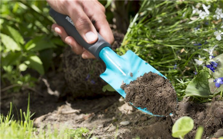 Gardena Gartenkelle – Klingenbreite 80 mm, Ergonomischer Anti-Rutsch-Griff – Duroplast & Stahl
