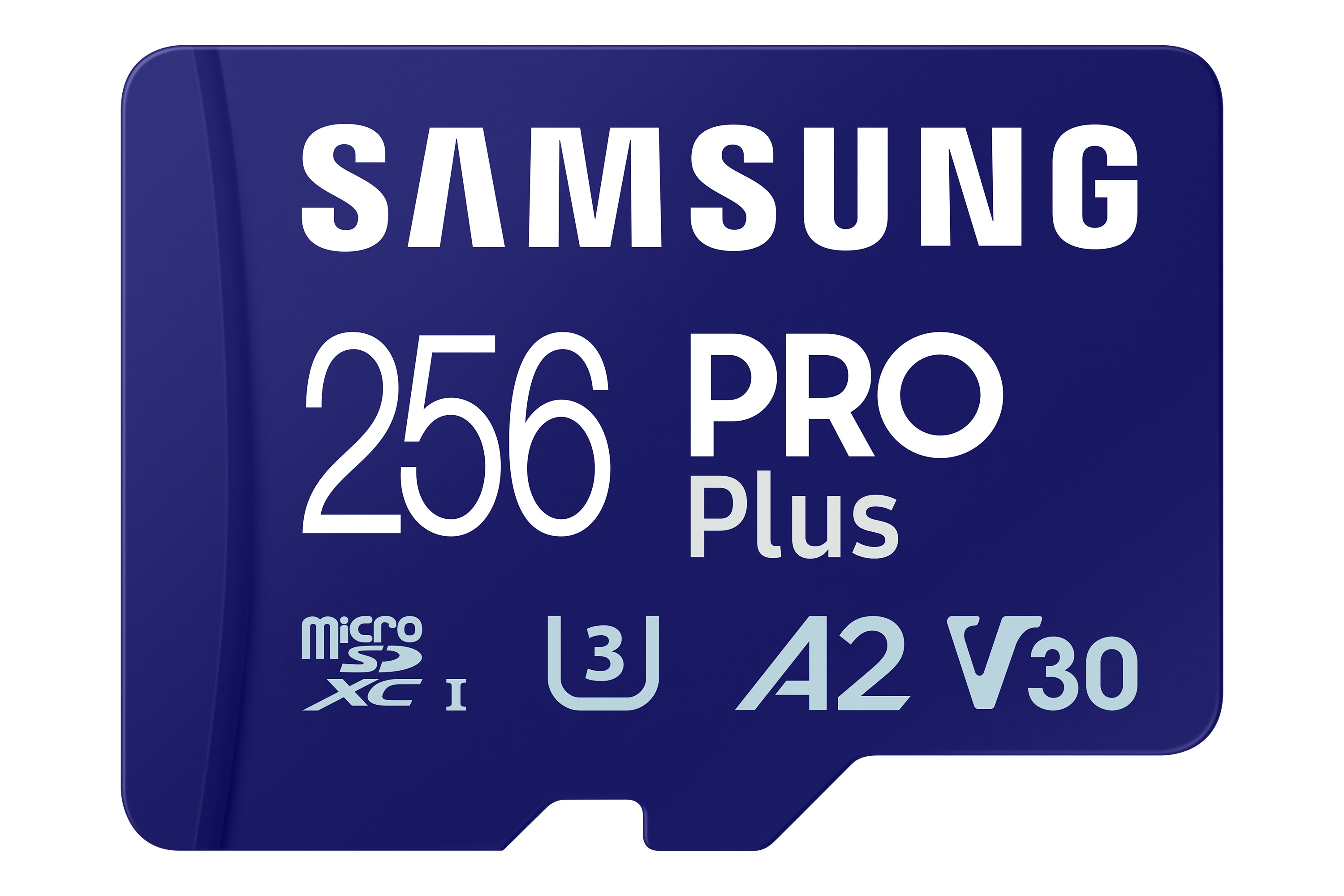 Samsung PRO Plus MB-MD256SA/EU microSDXC 256 GB – UHS-I, U3, V30, A2, 180/130 MB/s, inkl. SD-Adapter