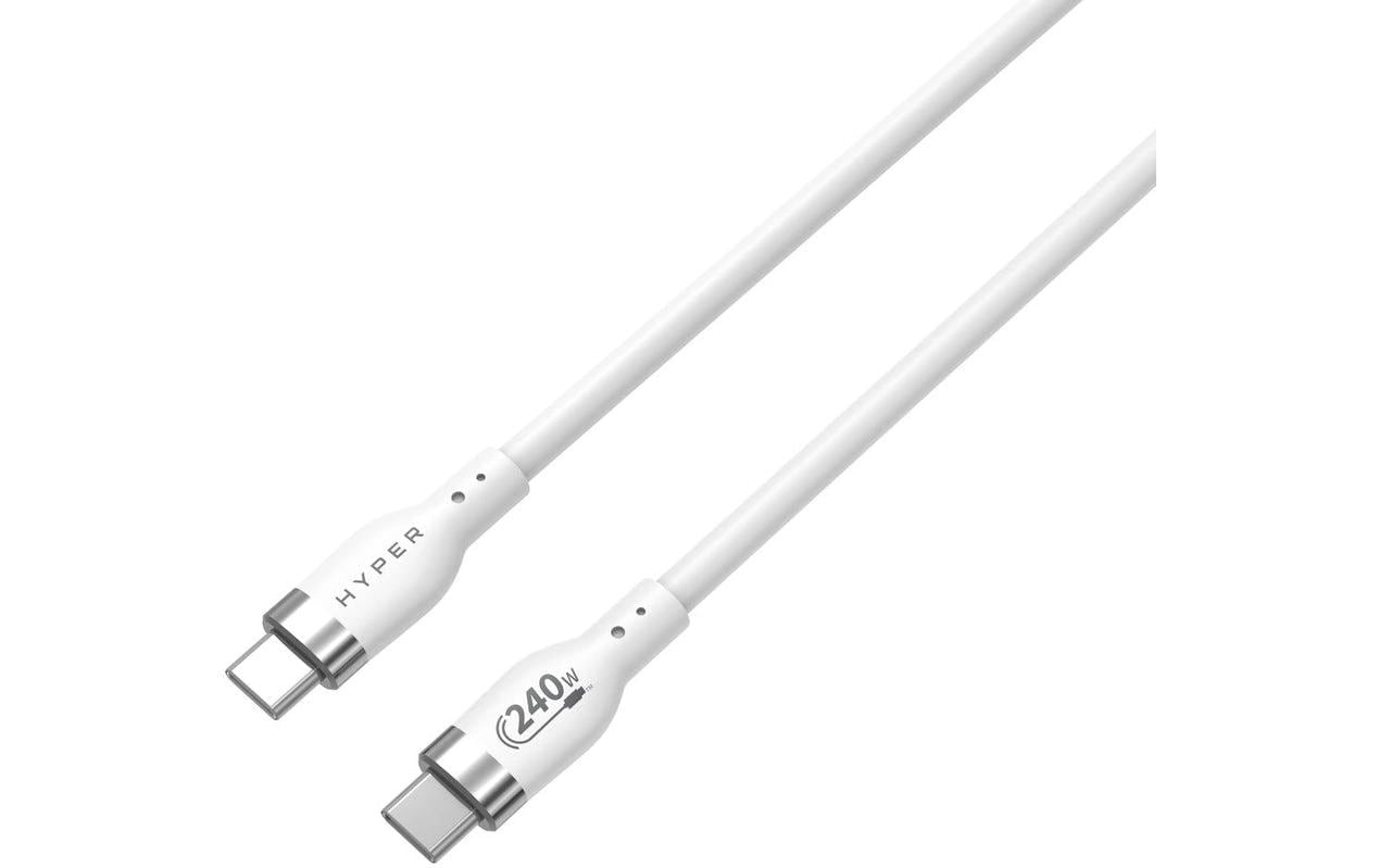 Hyper – USB-Kabel, USB-C zu USB-C, 2 m, USB 2.0, Lade-/Datenkabel