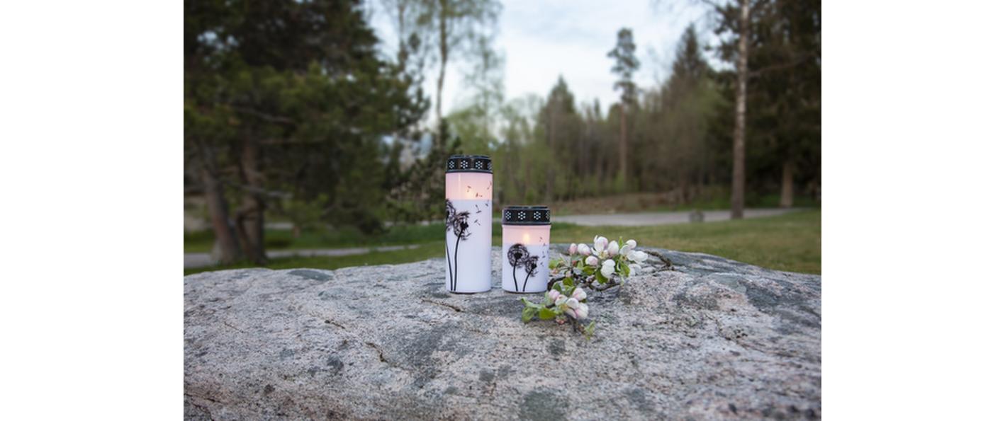 Star Trading Dekorative Aussenleuchte – Ø 7 cm – Warmweiss – Timer 6/18 h – Batteriebetrieben – Weiss – Kunststoff
